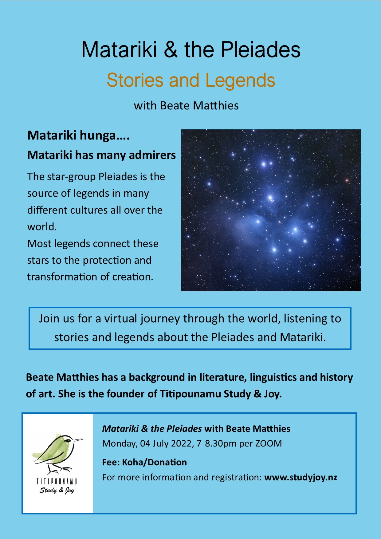 Read more about the article Matariki & the Pleiades