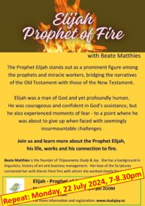 Read more about the article Elijah – Prophet of Fire