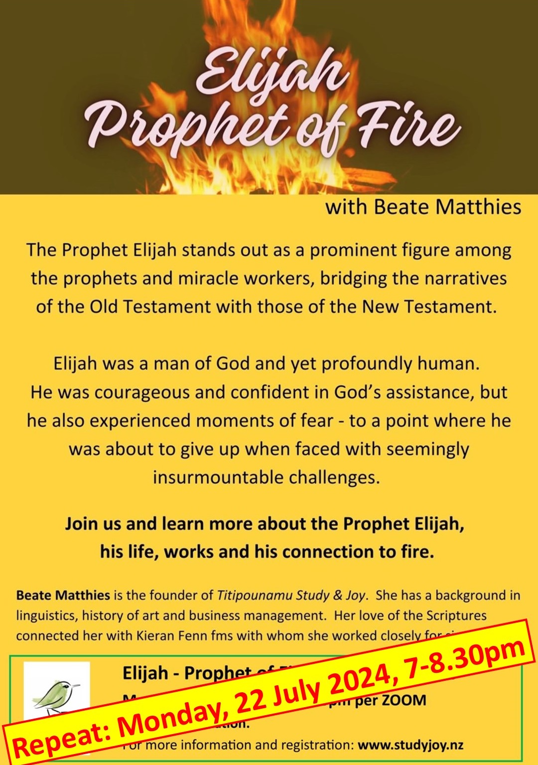 Read more about the article Elijah – Prophet of Fire