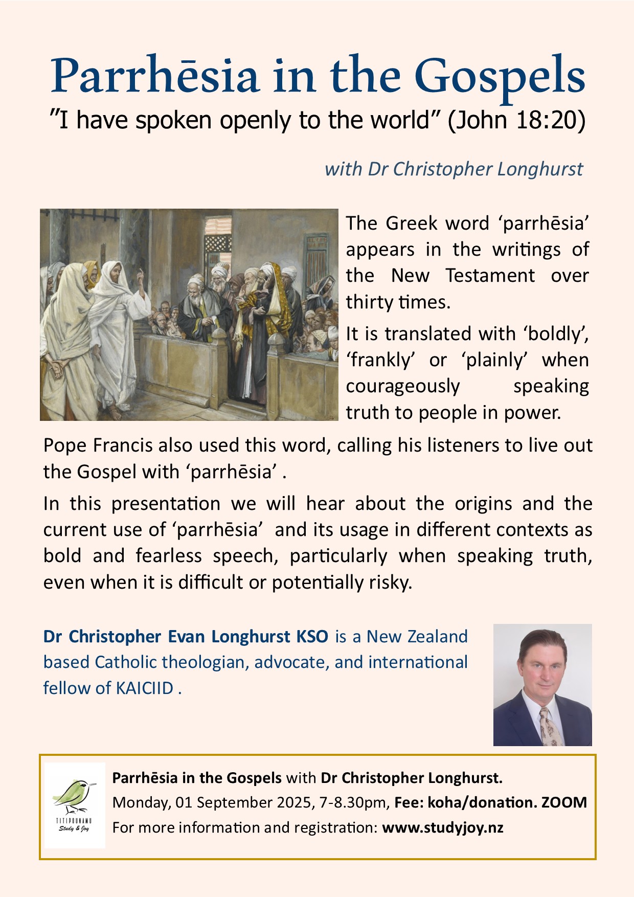 Read more about the article Parrhēsia in the Gospels