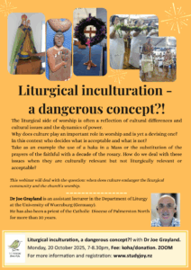 Read more about the article Liturgical inculturation, a dangerous concept?!